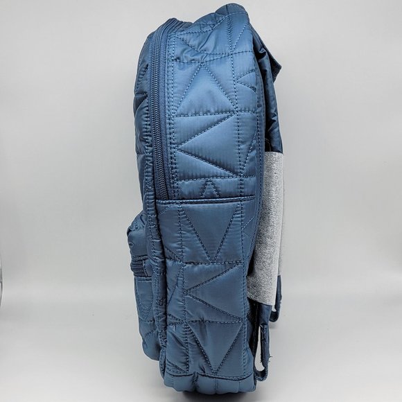 Michael Kors Winnie Medium Quilted Nylon Backpack Dark Chambray main image 8